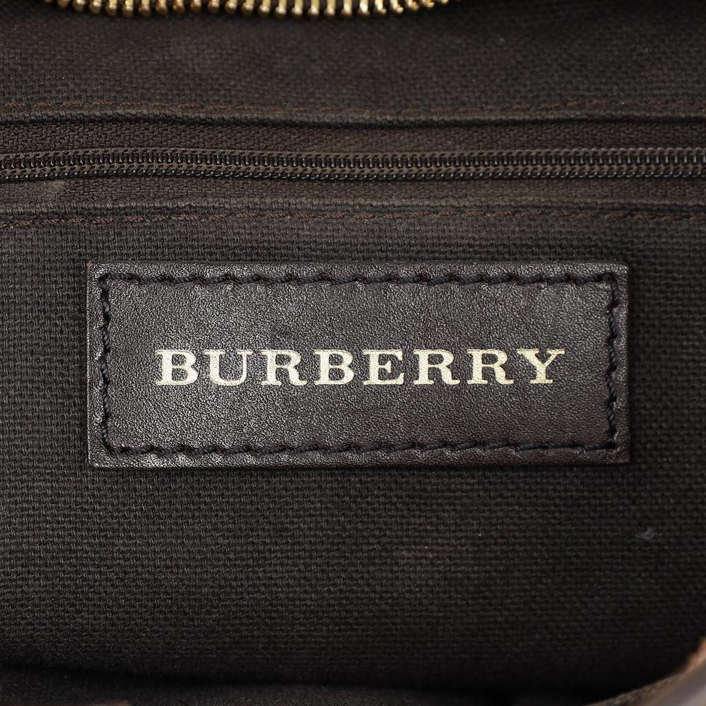 Burberry Haymarket Regent Tote Medium Bag
