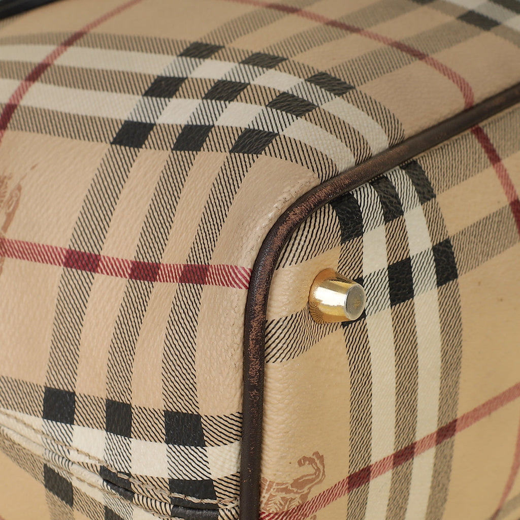Burberry Haymarket Regent Tote Medium Bag