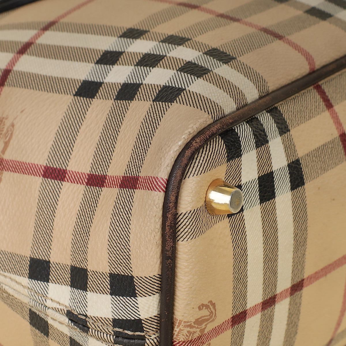 Burberry Haymarket Regent Tote Medium Bag