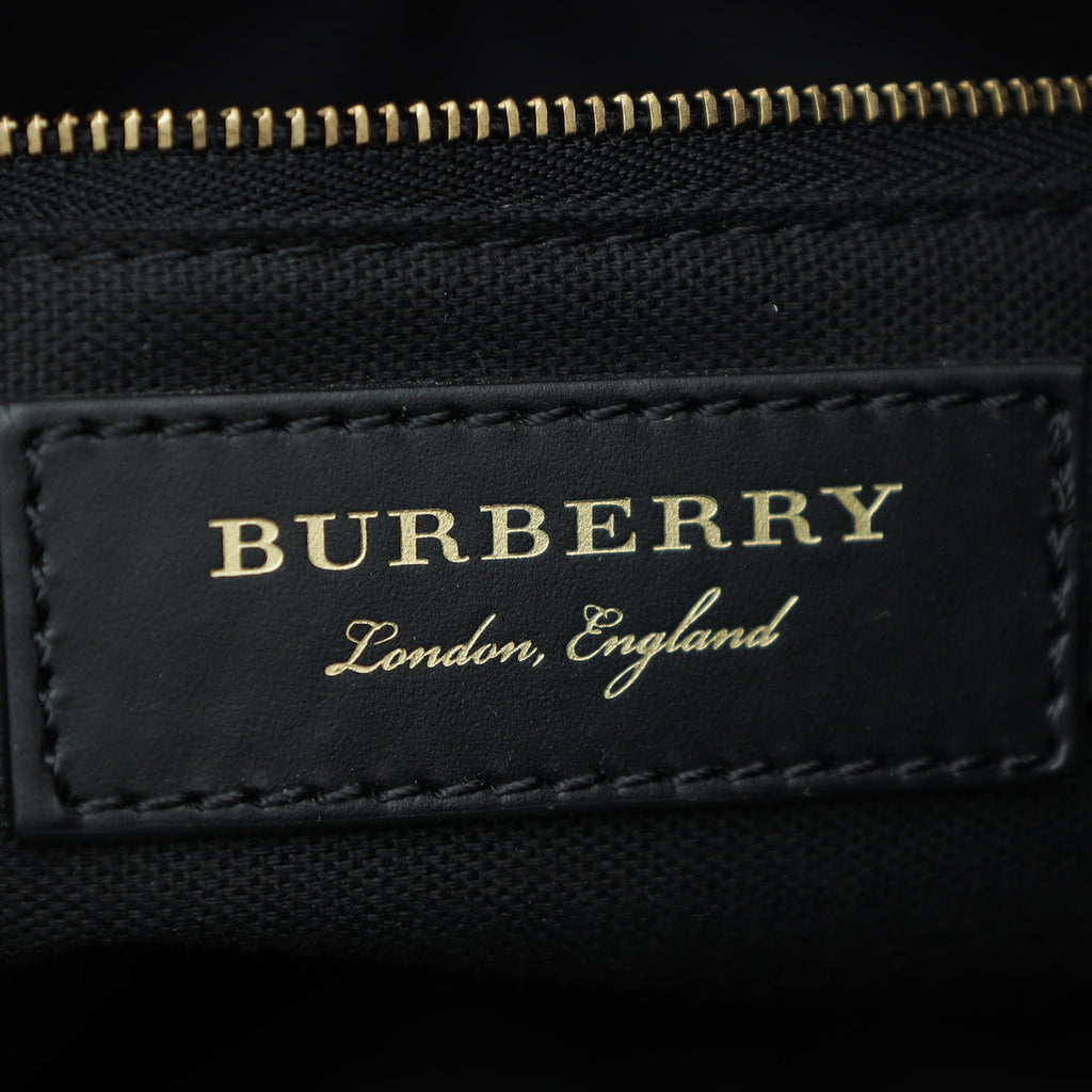 Burberry Multicolor Check Banner Tote Small Bag