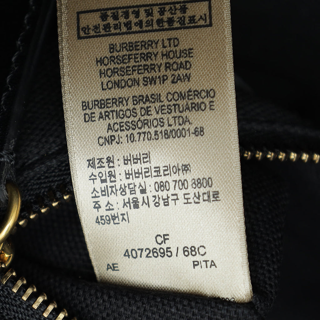 Burberry Multicolor Check Banner Tote Small Bag
