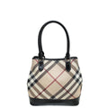 Burberry Black Nova Check Tote Bag