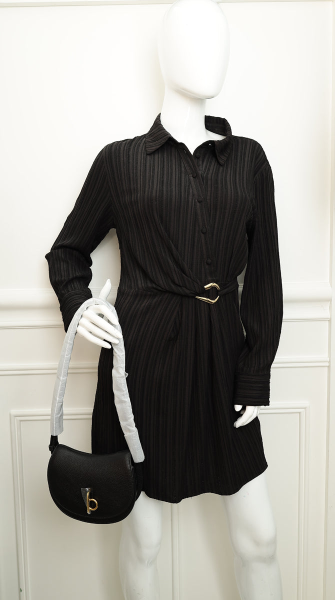 Burberry Black Rocking Horse Mini Shoulder Bag