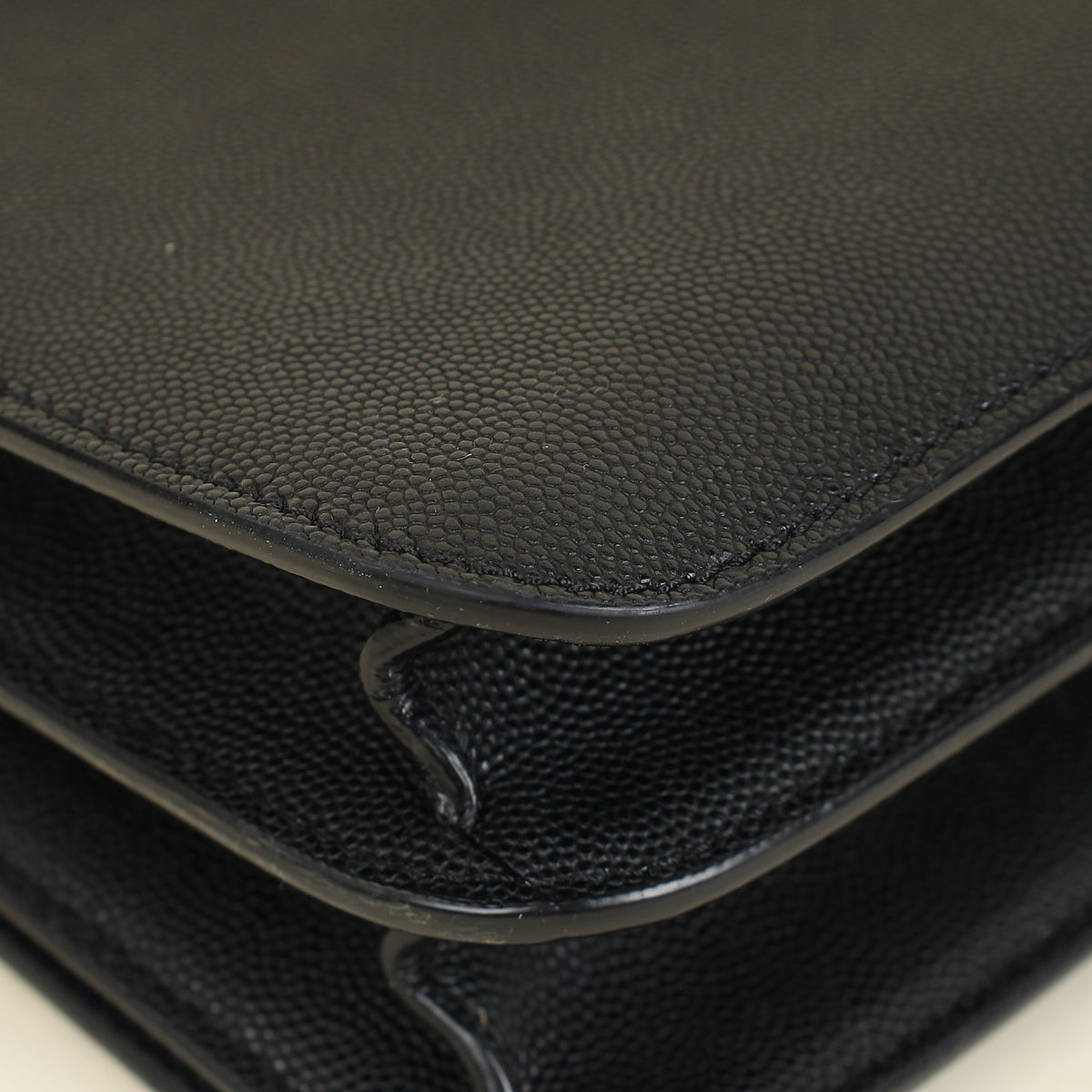 Burberry Black TB Logo Flap Small Bag