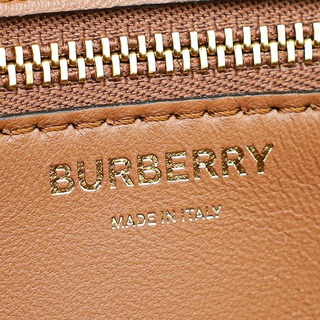 Burberry Bicolor TB Logo Small Flap Bag