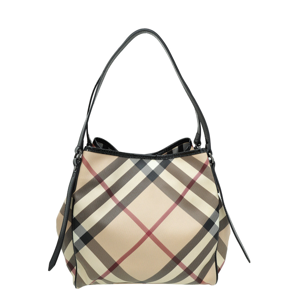 Burberry Bicolor Nova Check Canterbury Tote Bag