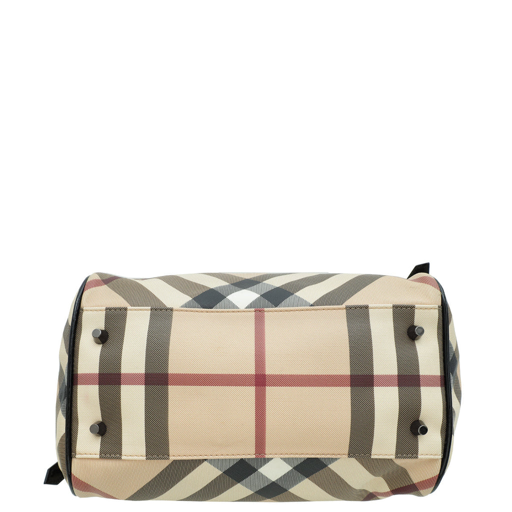 Burberry Bicolor Nova Check Canterbury Tote Bag