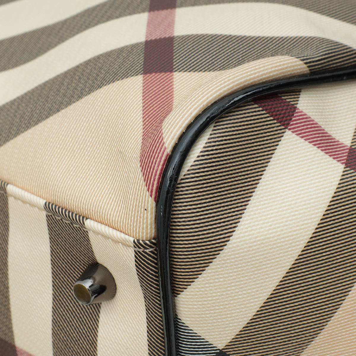 Burberry Bicolor Nova Check Canterbury Tote Bag