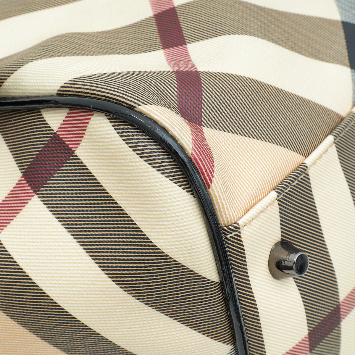 Burberry Bicolor Nova Check Canterbury Tote Bag