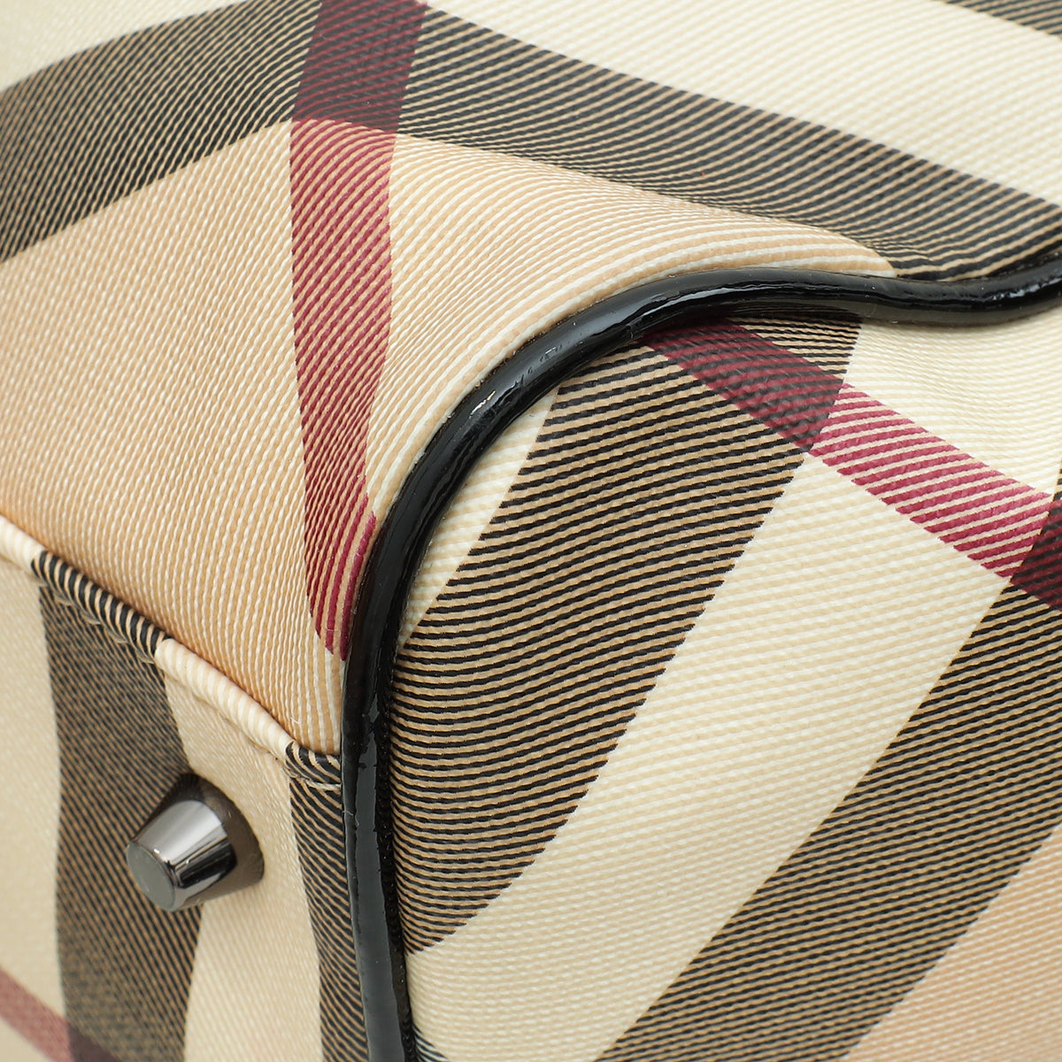 Burberry Bicolor Nova Check Canterbury Tote Bag