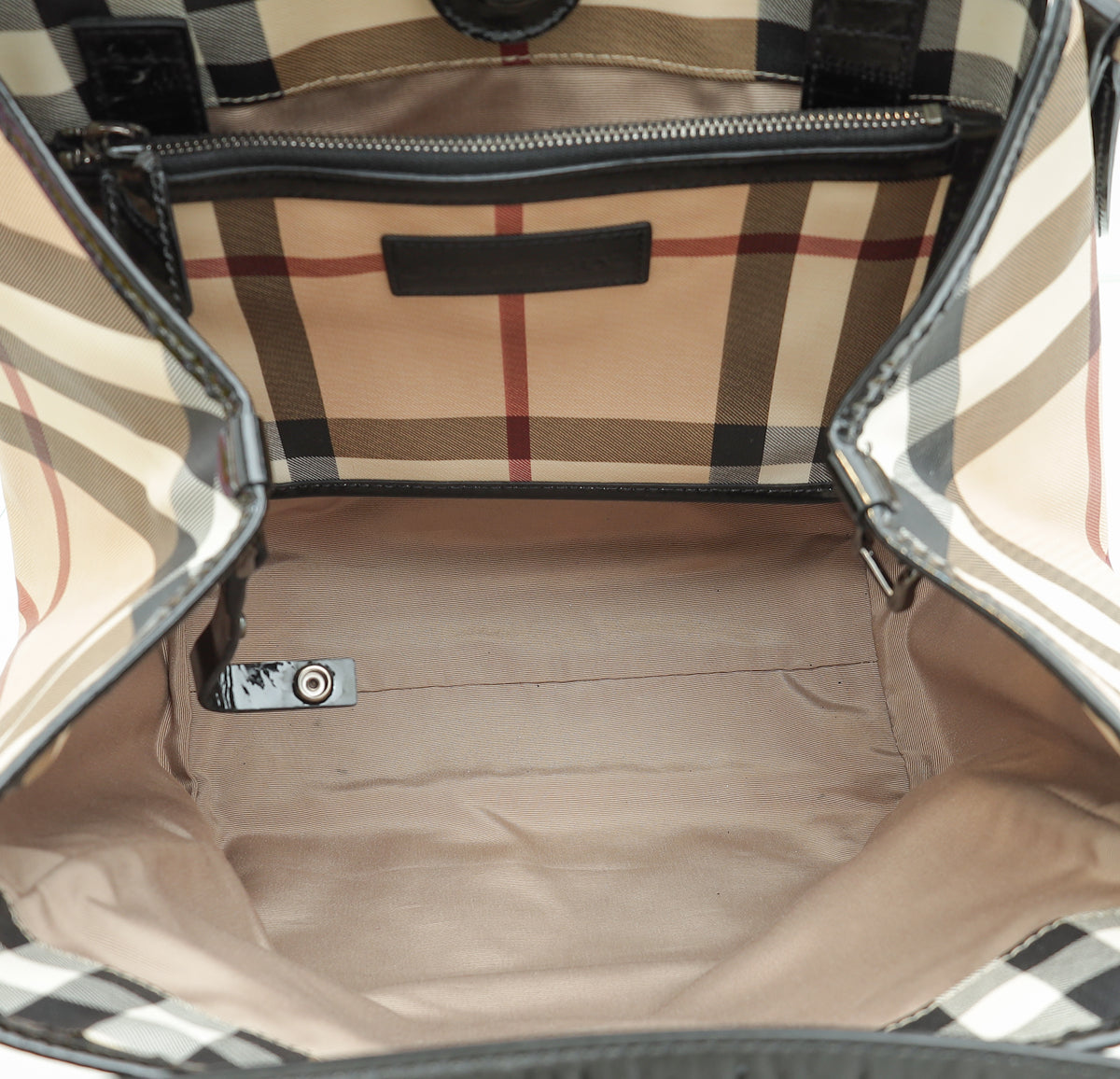 Burberry Bicolor Nova Check Canterbury Tote Bag