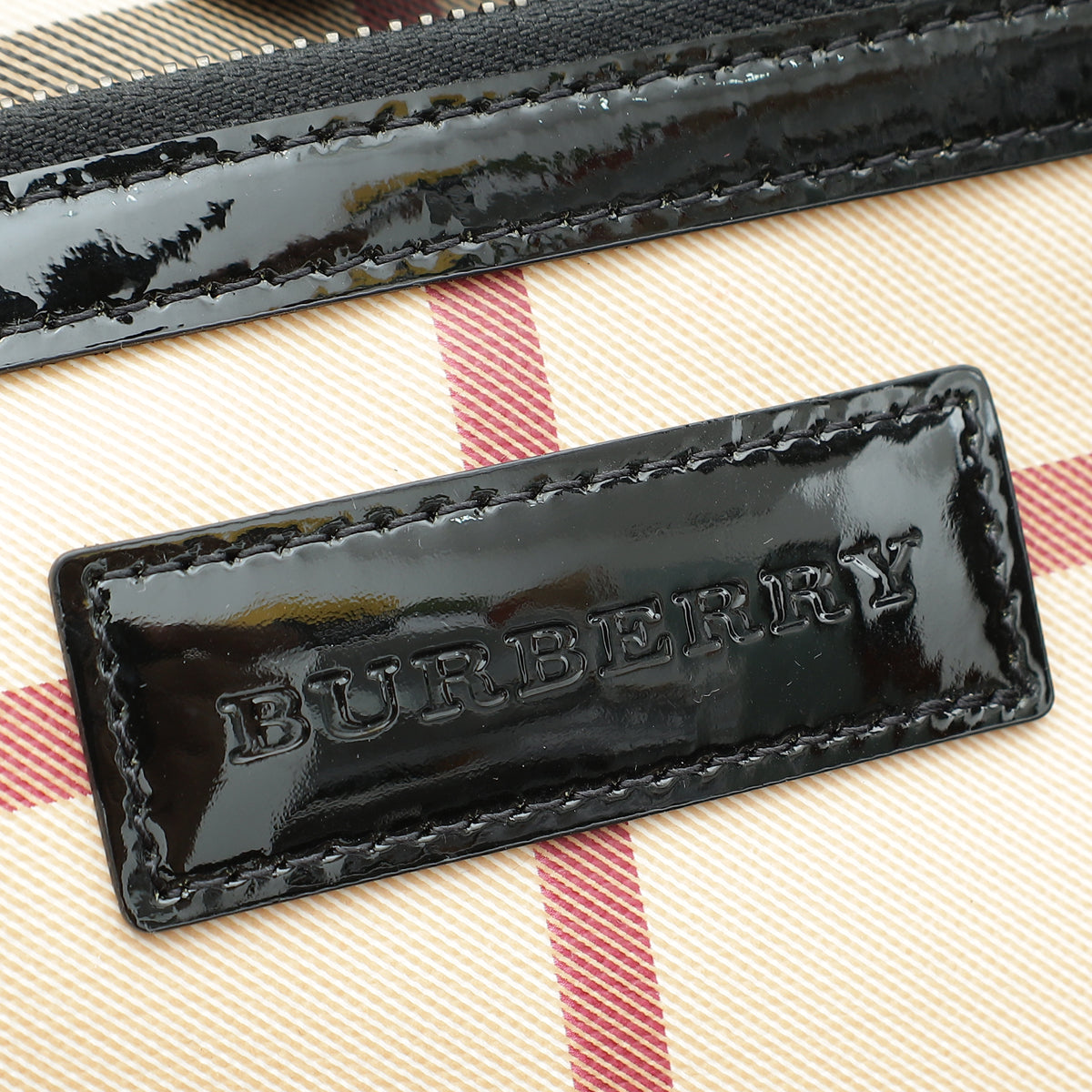 Burberry Bicolor Nova Check Canterbury Tote Bag