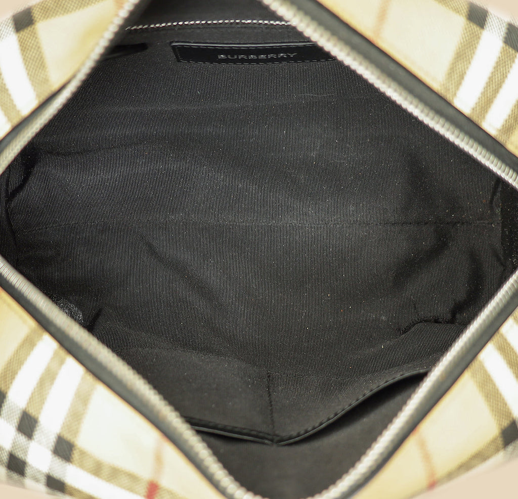 Burberry Beige Vintage Check Travel Pouch