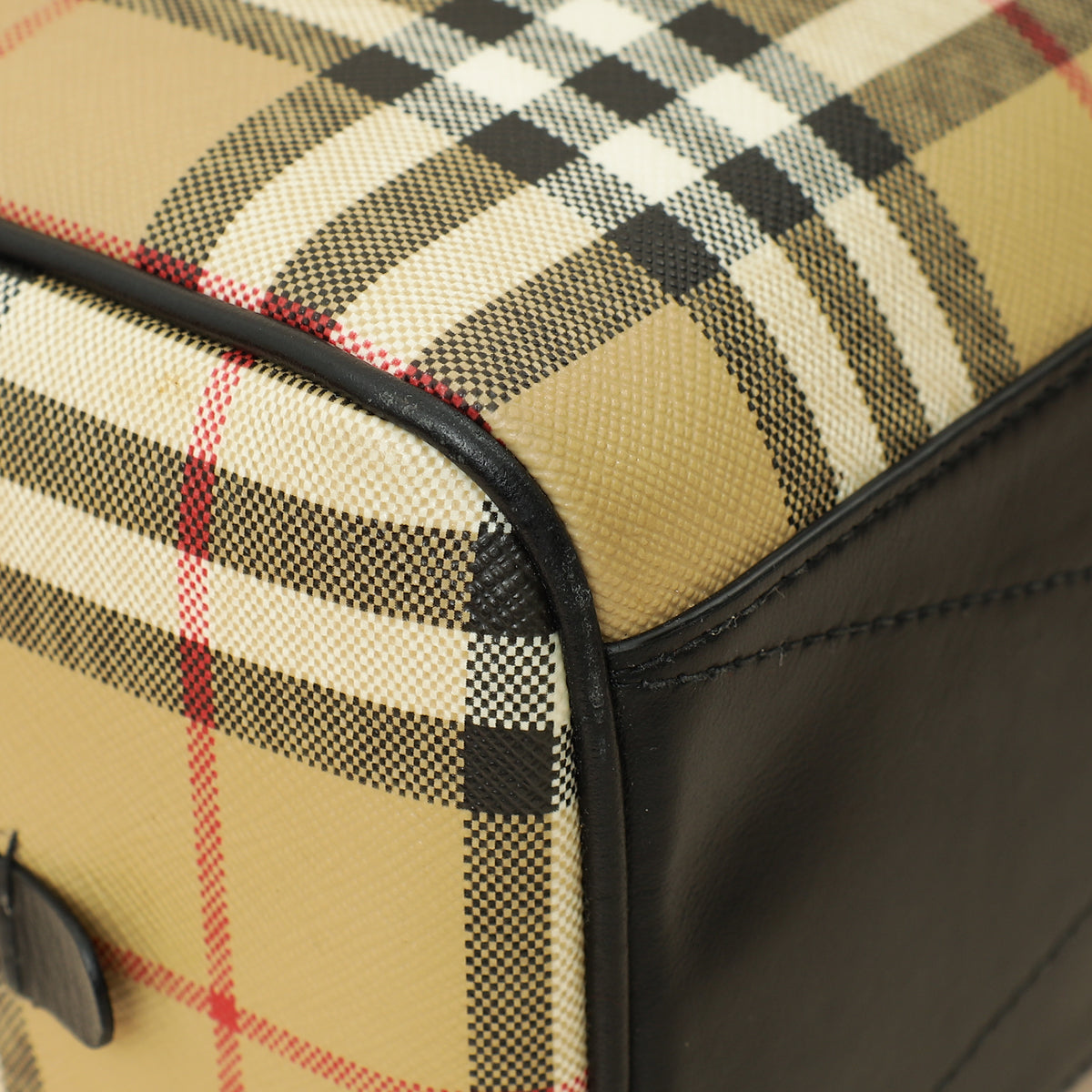 Burberry Beige Vintage Check Travel Pouch
