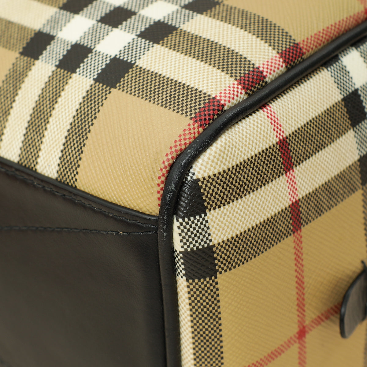 Burberry Beige Vintage Check Travel Pouch