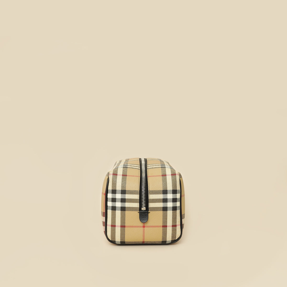Burberry Beige Vintage Check Travel Pouch