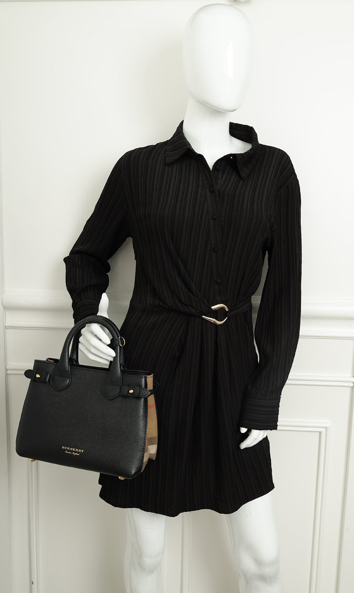 Burberry Bicolor Banner Tote Bag