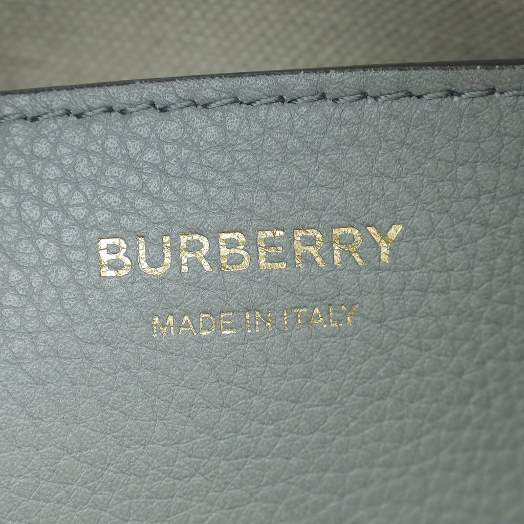 Burberry Bright Cloud Grey Half Cube Bag
