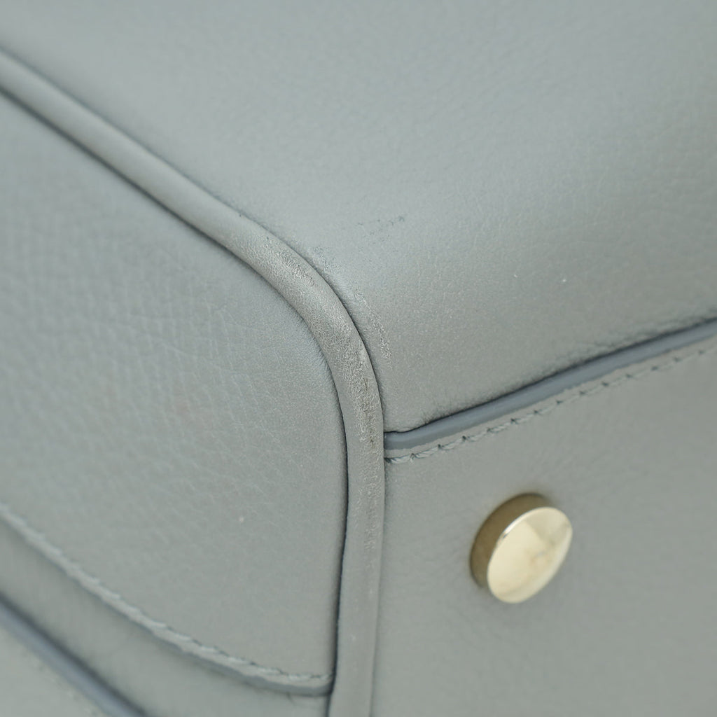 Burberry Bright Cloud Grey Half Cube Bag