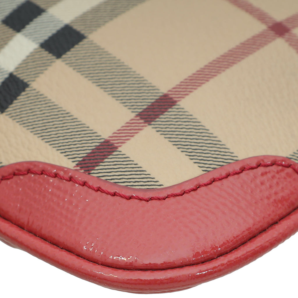 Burberry Multicolor Haymarket Crossbody Bag