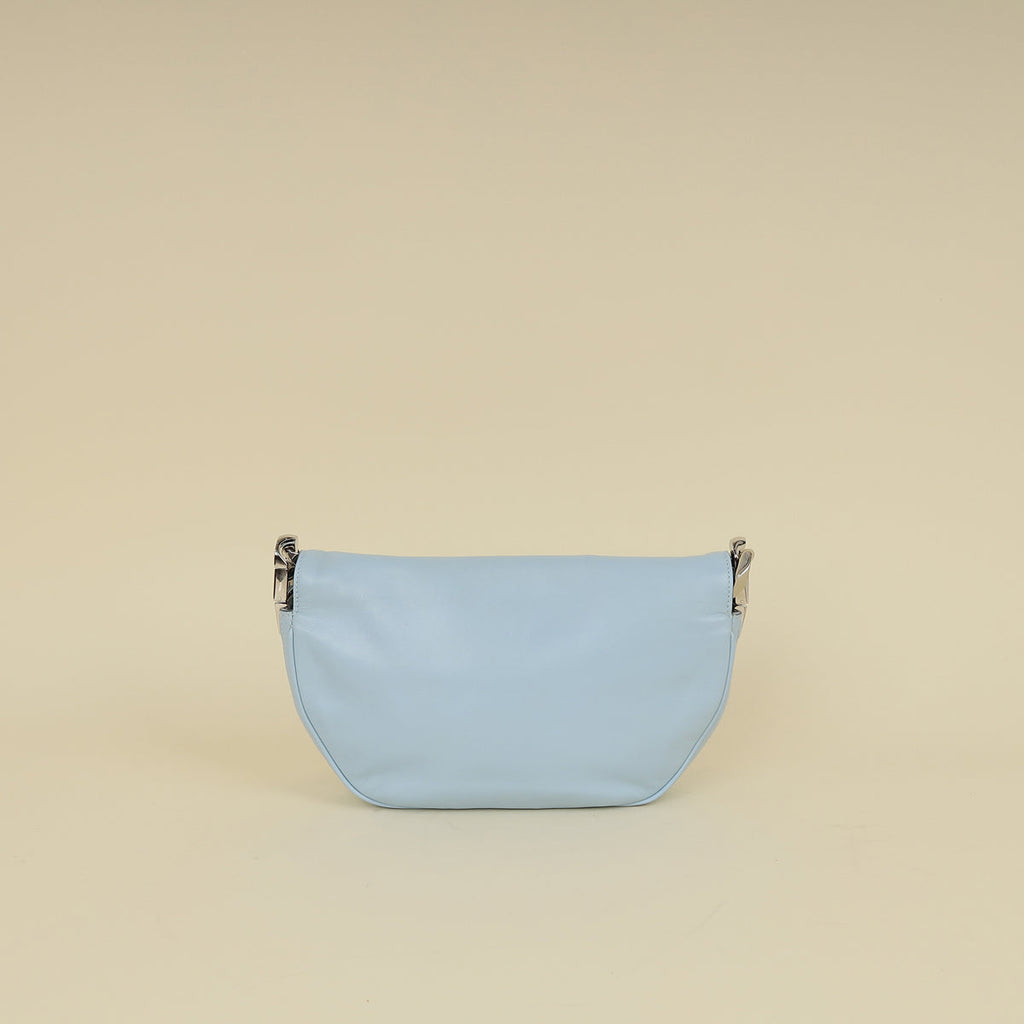 Burberry Pale Blue Soft Olympia Small Chain Bag