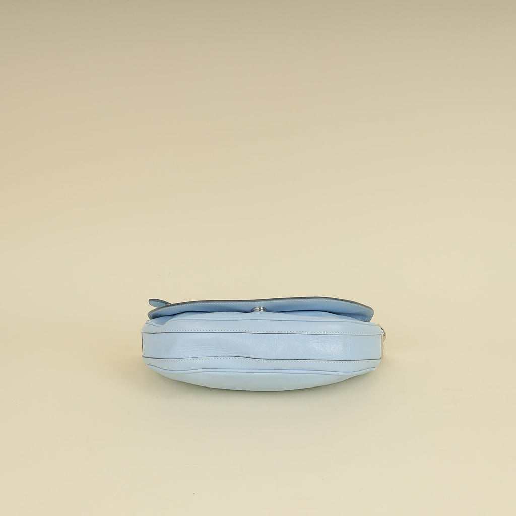 Burberry Pale Blue Soft Olympia Small Chain Bag