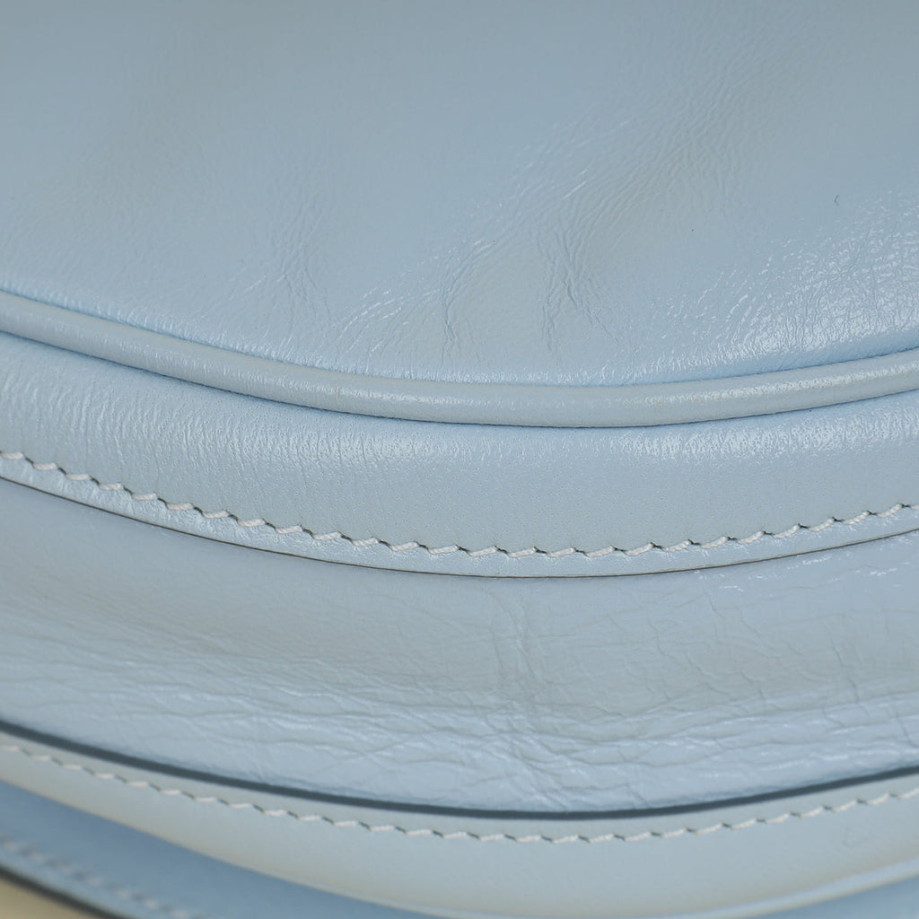 Burberry Pale Blue Soft Olympia Small Chain Bag