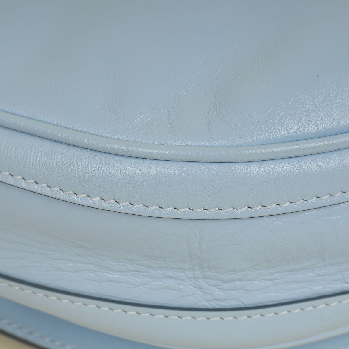 Burberry Pale Blue Soft Olympia Small Chain Bag