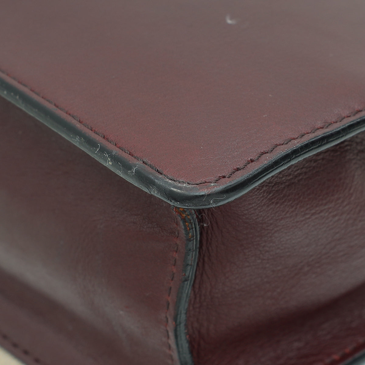 Burberry Burgundy House Check Macken Crossbody Bag