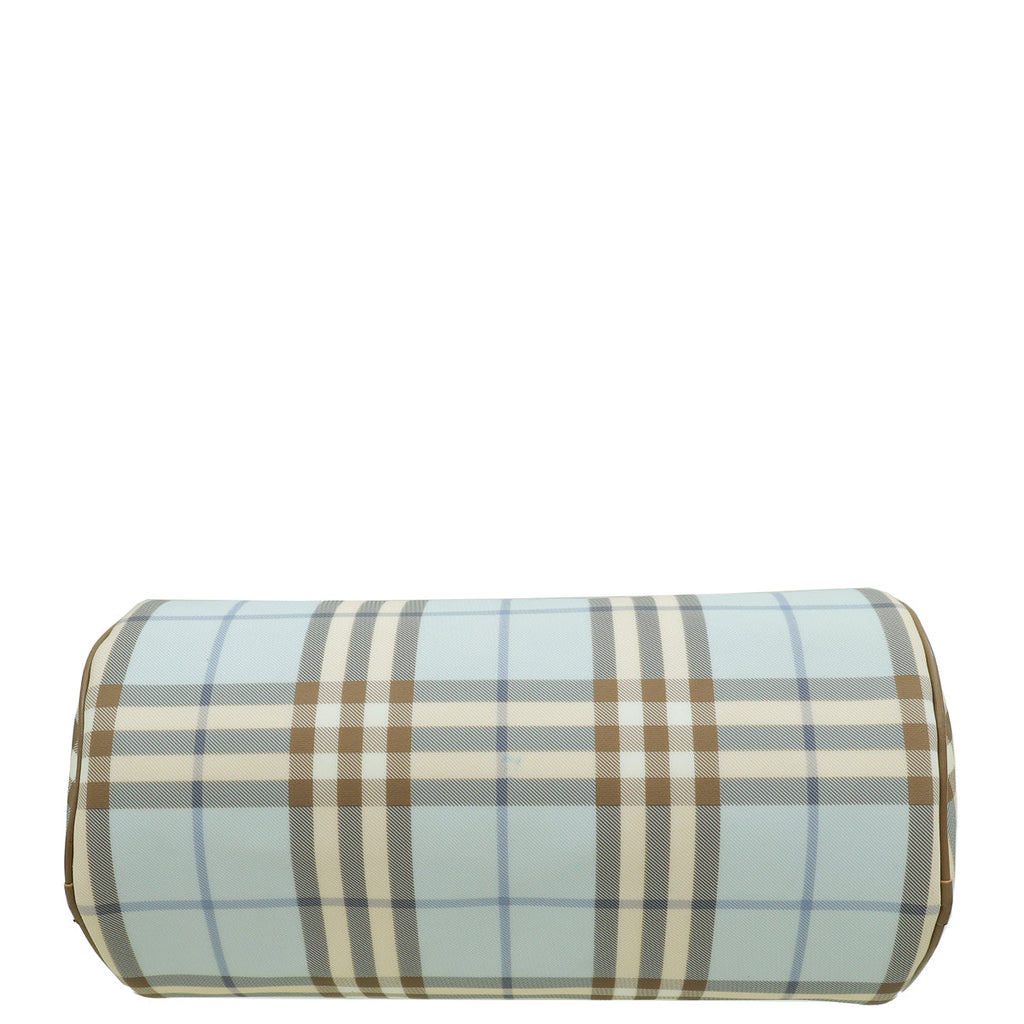Burberry Multicolor Nova Check PVC Boston Bag