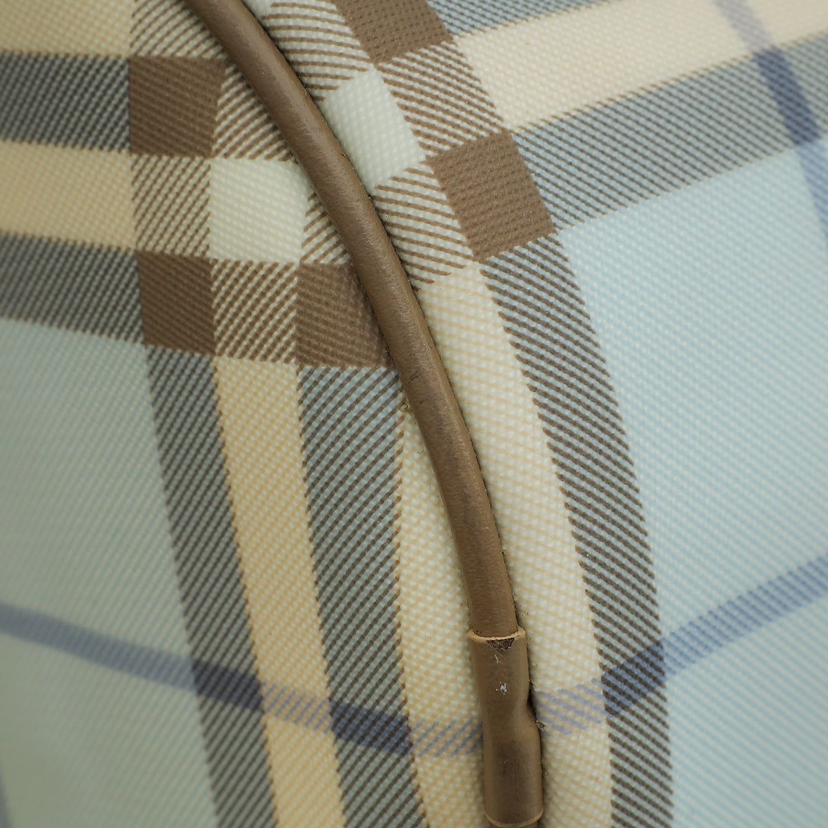 Burberry Multicolor Nova Check PVC Boston Bag
