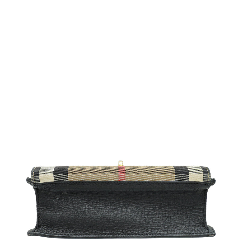 Burberry Tricolor House Check Small Macken Crossbody Bag