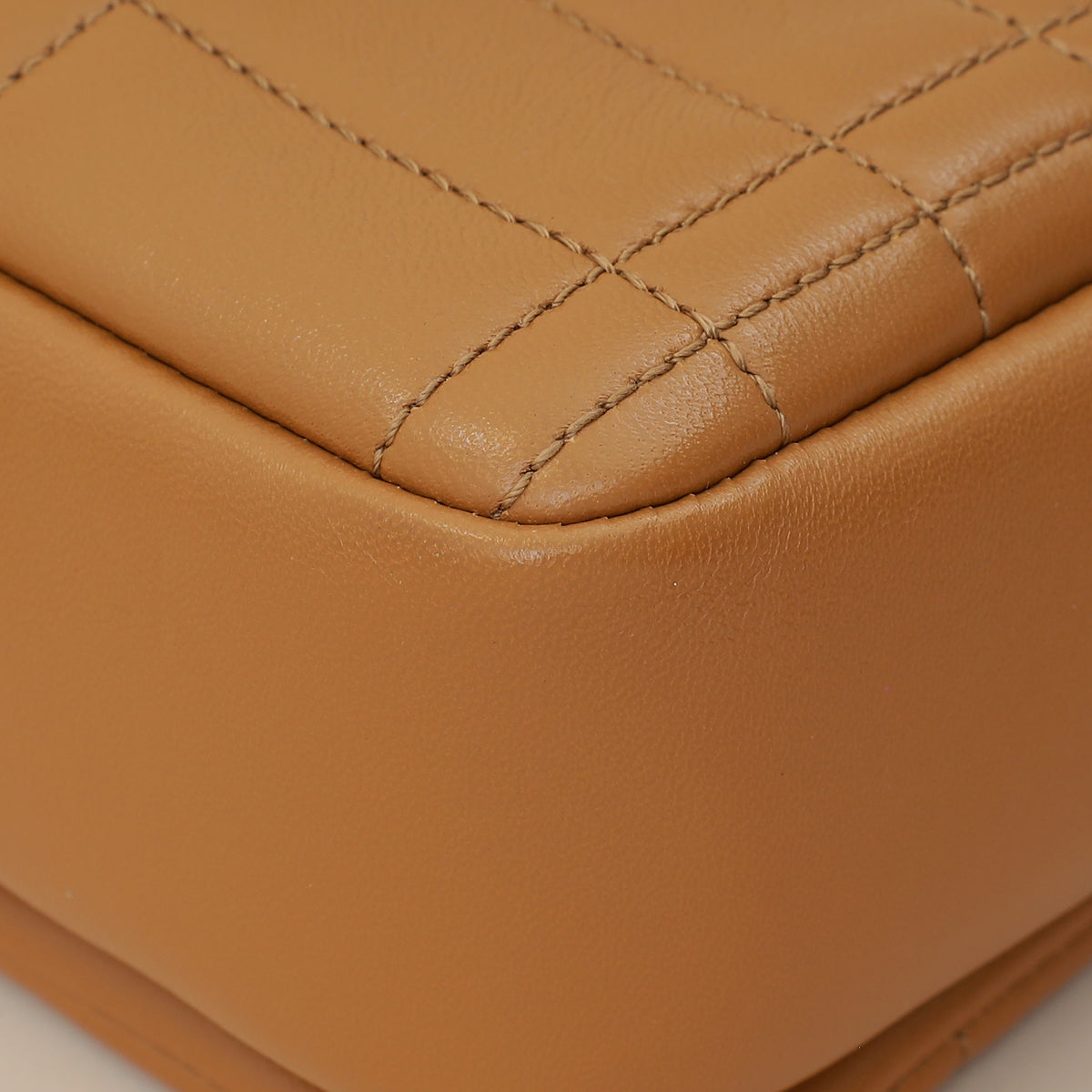 Burberry Caramel Lola Quilted Small Lola Chain Bag