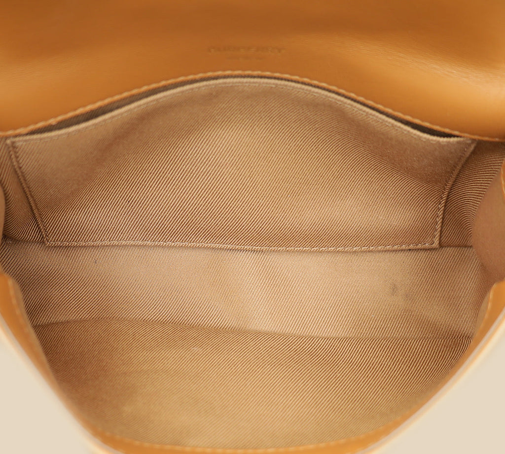 Burberry Caramel Lola Quilted Small Lola Chain Bag