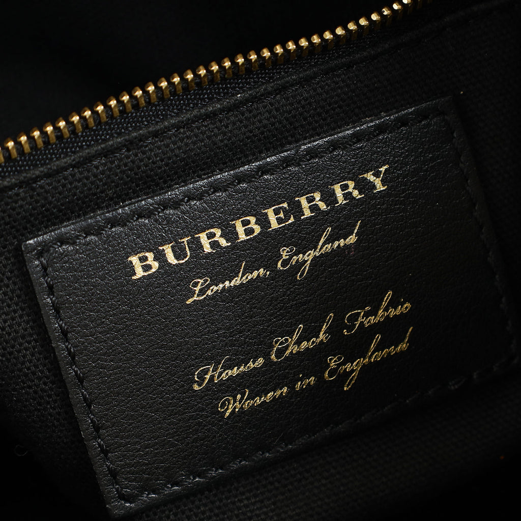 Burberry Light Yellow Banner Mini Tote Bag