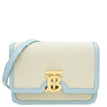 Burberry Bicolor TB Logo Small Flap Bag