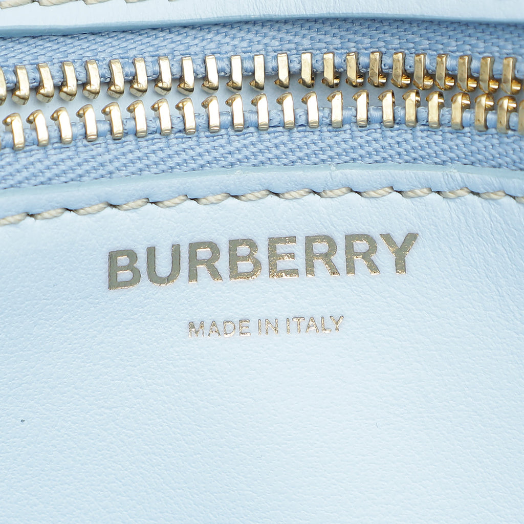 Burberry Bicolor TB Logo Small Flap Bag