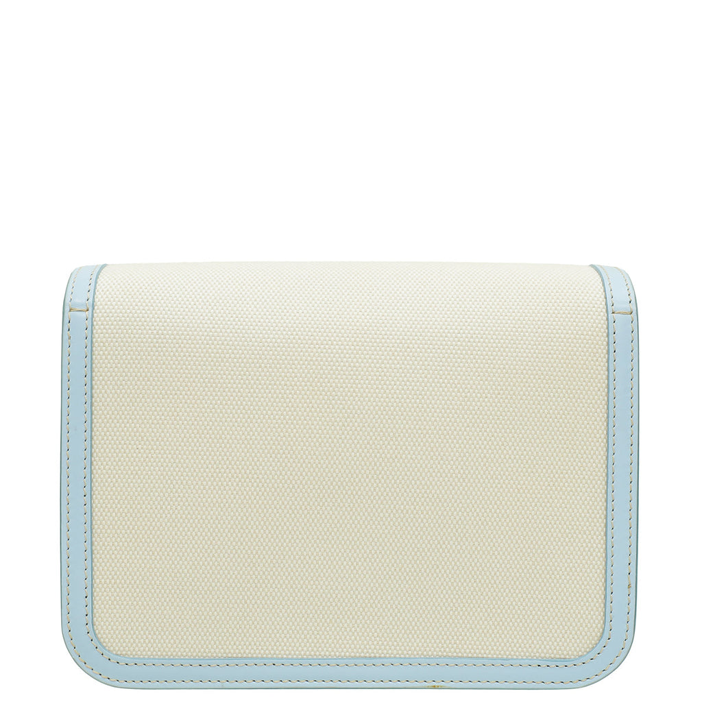 Burberry Bicolor TB Logo Small Flap Bag
