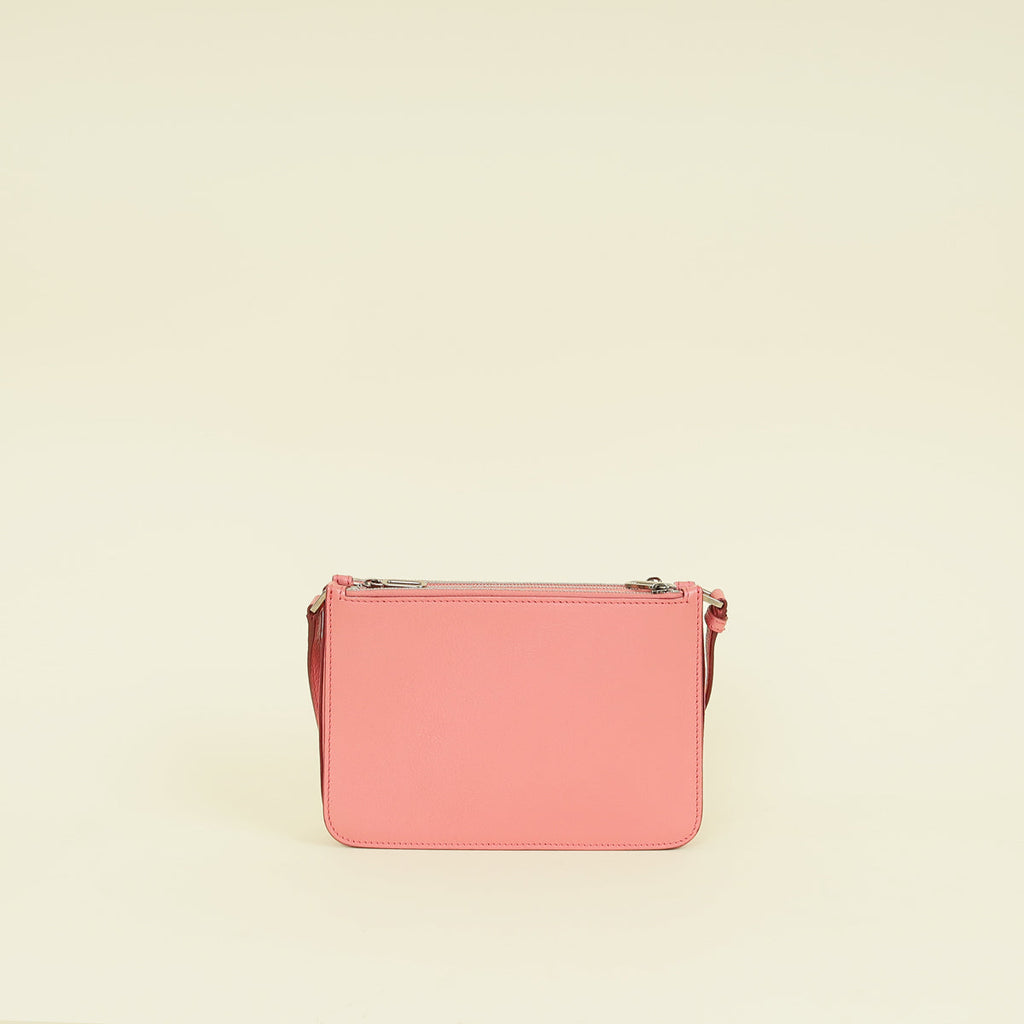 Burberry Blush Pink Triple Zipped Crossbody Bag
