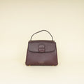 Burberry Burgundy Camberley Top Handle Bag