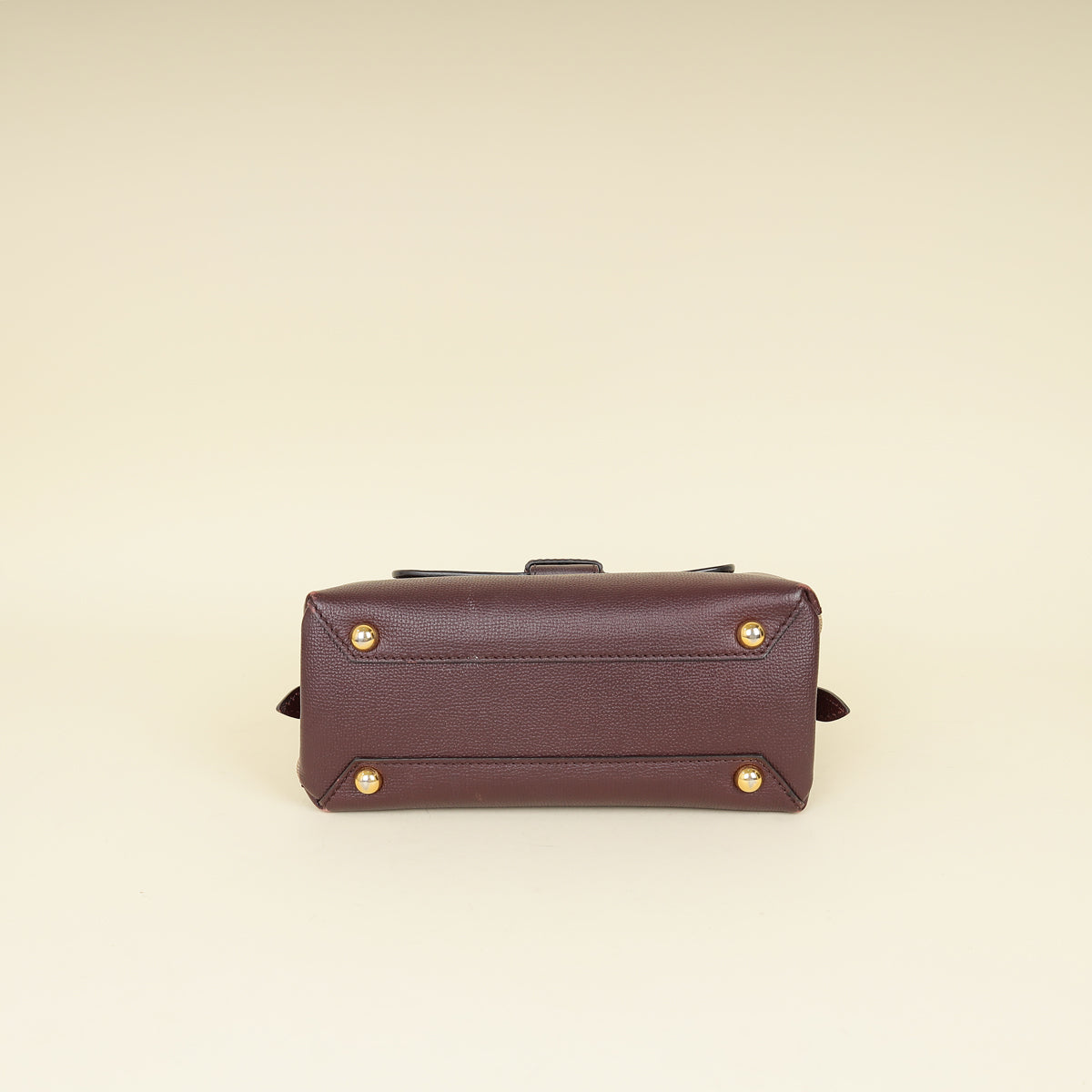 Burberry Burgundy Camberley Top Handle Bag