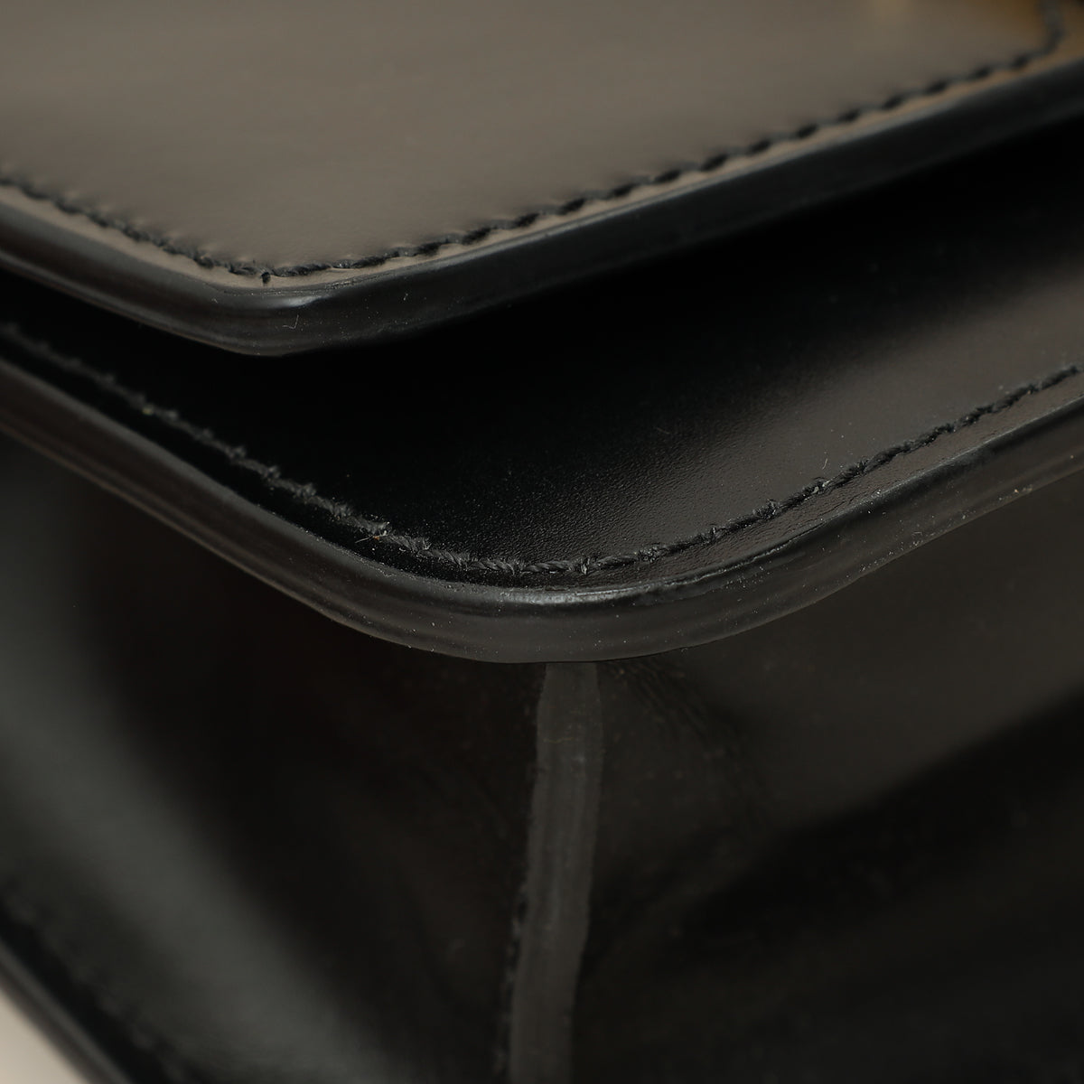 Burberry Black TB Logo Chain Belt Bag