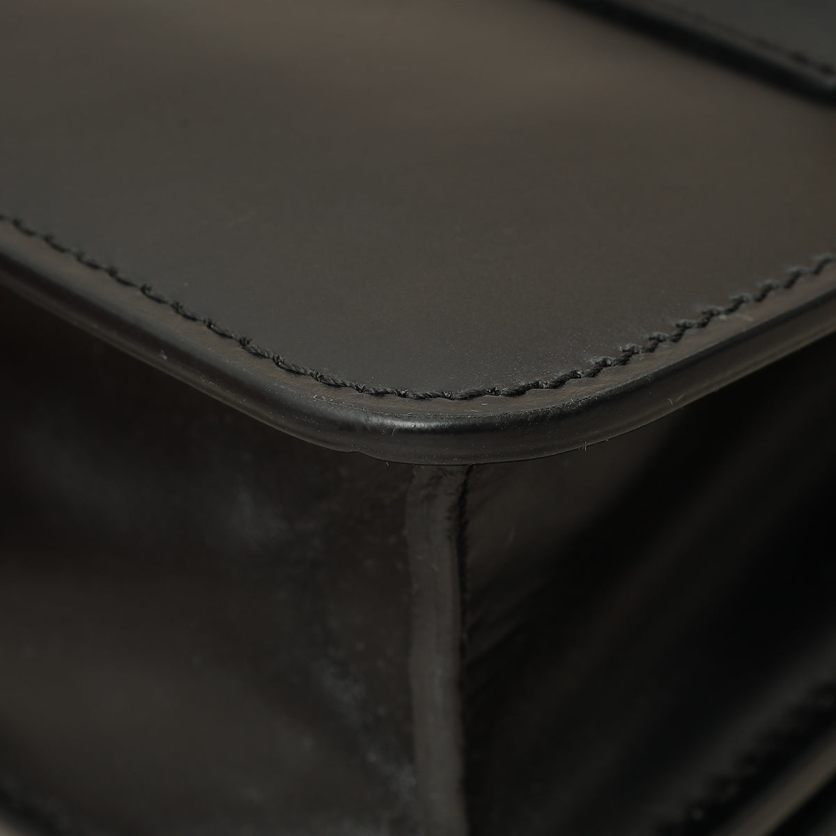 Burberry Black TB Logo Chain Belt Bag