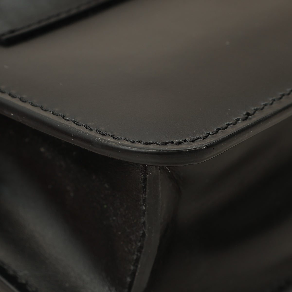 Burberry Black TB Logo Chain Belt Bag