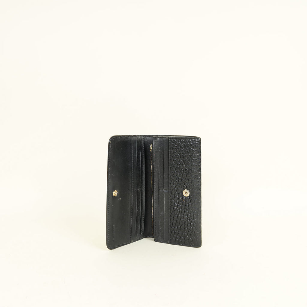 Burberry Black Continental Wallet