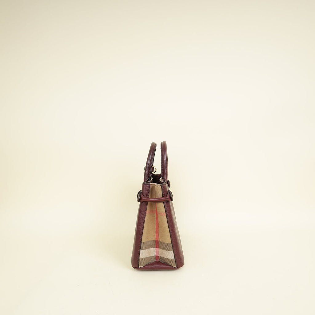 Burberry Bicolor Banner Tote Bag