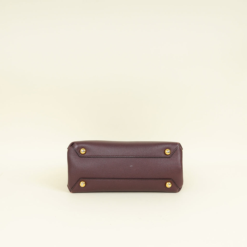 Burberry Bicolor Banner Tote Small Bag