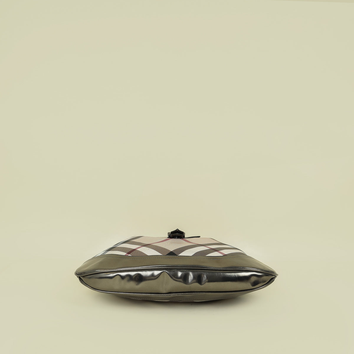 Burberry Bicolor Nova Check Brook Hobo Bag