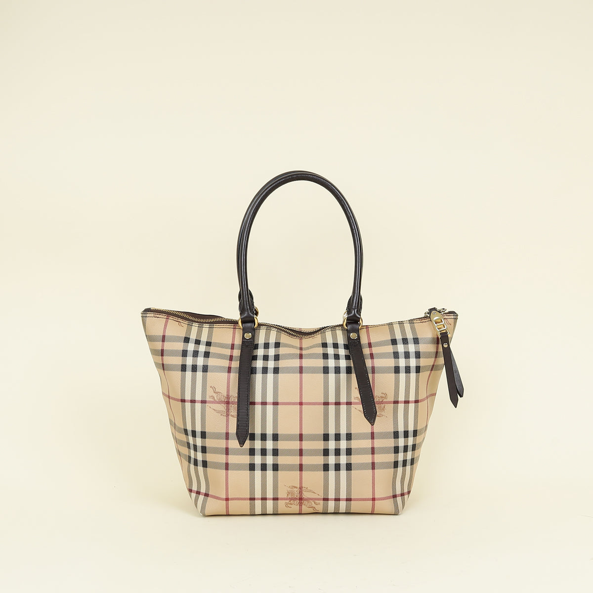 Burberry Beige Haymarket Check Salisbury Tote Bag