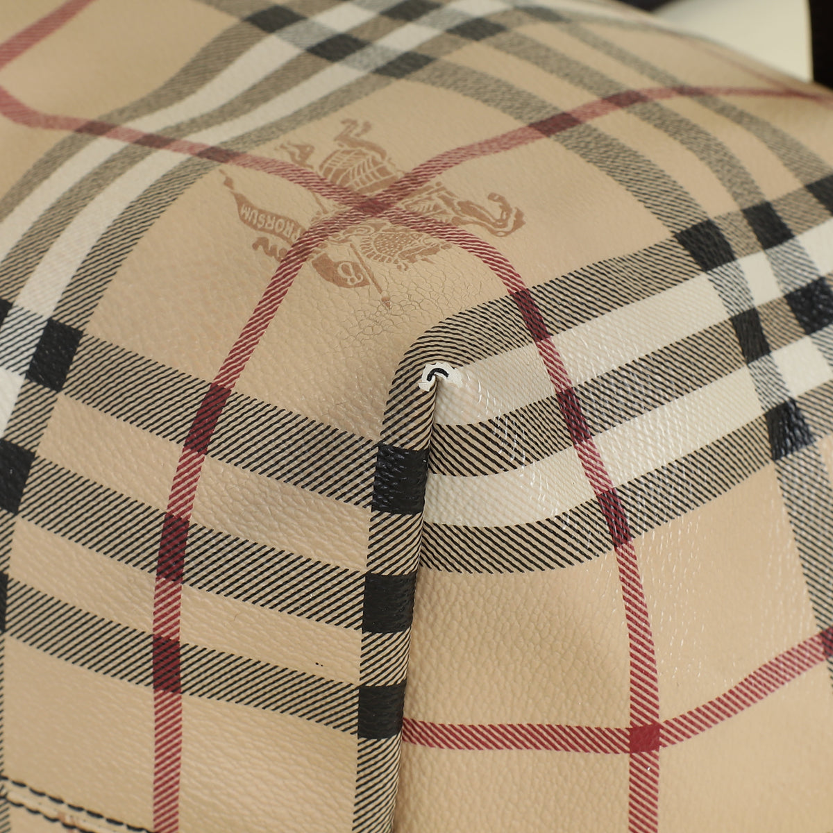 Burberry Beige Haymarket Check Salisbury Tote Bag